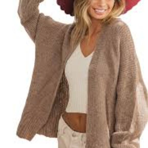 Anthropologie Sweaters - Anthropologie - Ruby Moon Cardigan Long Line Open Front Oversized Soft